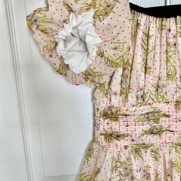 J.ING Marie Antoinette Mini Dress Puff Sleeve Romantic Garden Party Kawaii Fairy - Picture 7 of 8